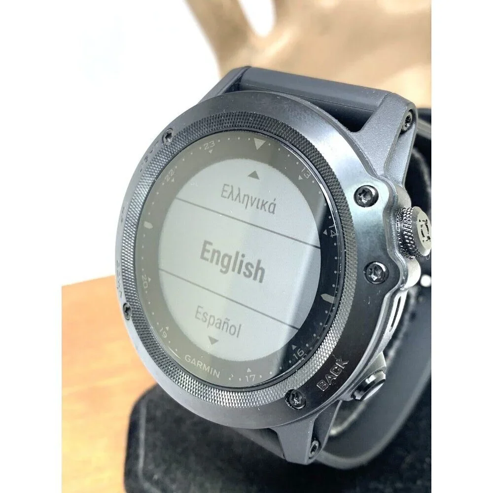 Garmin Tactix Bravo Men's Watch GPS Smartwatch Black Rubber Band 51mm